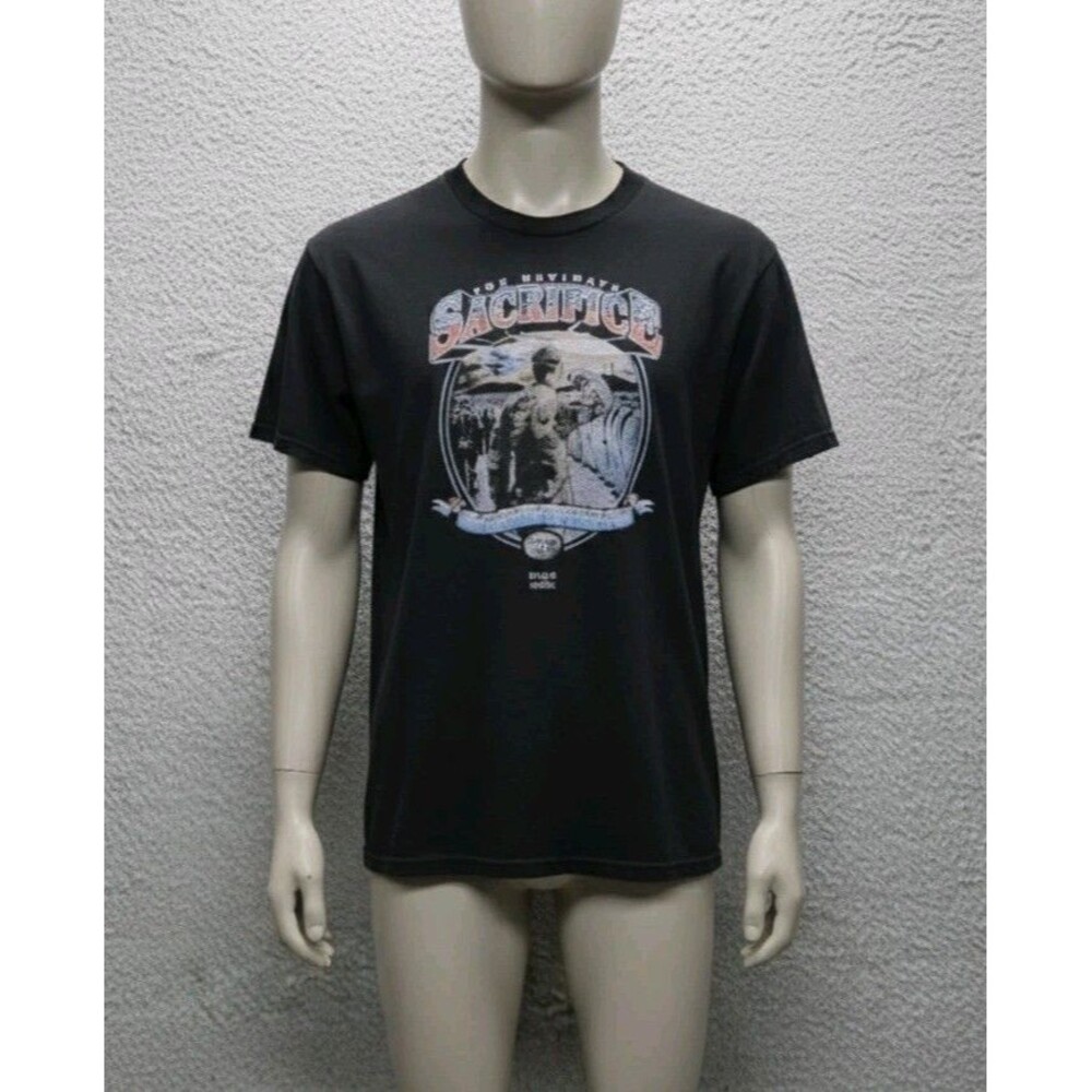 Vintage 2002 The Ultimate Sacrifice T-Shirt L Kerusso John 15:13 Christian Army